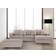 Beliani Left Hand Corner Soffa 270cm 4-sits