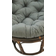 International Caravan 42-Inch Rattan Papasan Lounge Chair 35"