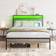 Belleze Bed Frame with 2-Tier Storage Headboard Queen