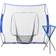 Soozier Baseball Practice Set w/ Catcher Net And Tee Stand For Pitching Fielding