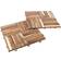 Interbuild 1 ft. x 1 ft. 20 Slat Solid Teak Wood Deck Tile in Unfinished 10-Pieces Per Carton 10 sq. ft. Unfinished 20 Slat