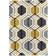 Think Rugs Hong Kong 7526 Grey, Yellow 120x170cm