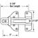 Prime-Line U 11316 1pcs 107x31.8mm