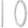 Ania Haie Glam Hoop Earrings - Silver/Transparent