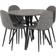 SECONIQUE Athens Dining Set 100cm 5pcs