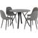 SECONIQUE Athens Grey Dining Set 100cm 5pcs