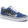 Vans Kid's Old Skool Reflective Check Flame - Blue