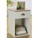 Lloyd Pascal Laleham Grey Bedside Table 32x32cm