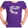 LA Pop Art Girl's Trex Word T-shirt - Purple