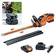 VEVOR 20v cordless hedge trimmer 18in steel blade with battery and fast charger