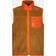 Polo Ralph Lauren Fzvestm7 Sleeveless Full Zip Fleece Sweater - Camel/Orange