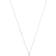 Isabel Bernard Saint Germain Merle Necklace - Silver/White