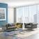 modway Idyll Grey Sofa 84" 2 Seater