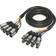 Behringer GMX-300 10' Gold Performance 8-Ch XLR F to XLR M Multicore Cable