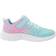 Skechers Girl's Fierce Flash Sneakers - Aqua/Pink