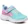 Skechers Girl's Fierce Flash Sneakers - Aqua/Pink