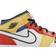 Nike Air Jordan 1 Mid SE GS - White/Black/Picante Red/French Blue/Topaz Gold