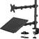 Huanuo Monitor & laptop mount adjustable dual arm desk stand/holder for 17"