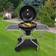 OutSunny Black Deluxe Charcoal Trolley BBQ with Side