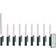 Uyuni Mini Taper White LED-ljus 13.8cm 9st