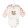 Hudson Baby Infant Girl Cotton Long-Sleeve Bodysuits 3-pack - Fall Squirrel