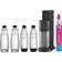 SodaStream Machine À Soda Et Eau Gazeuse Duo Noire + 2 Carafes + 2 Bouteilles Fuse Lave