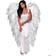 Underwraps Costumes Adult Large Foam Angel Wings