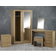 LPD Furniture Door Sliding Mirrored Armoire 114x182cm