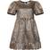 Noella Maine Taylor Dress Silver/gold Mix