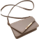Shein Chain Strap Flap Shoulder Bag - Khaki