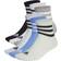 Adidas Unisex Stripes Knöchelsocken, Grey Heather/White/Black