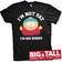 Hybris T-Shirt di South Park - I'm Not Fat, I'm Big Boned! - Uomo - Nero
