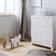 Little Acorns Aya Leo Sleigh Dresser White
