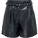 Only Normal Passform Medelhög Midja Shorts Svart