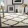 Safavieh Dallas Shag Grey, Beige 91.4x152.4cm
