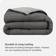 Bare Home Ultra Soft Bedspread Grey (294.6x248.9cm)