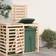 vidaXL Wheelie Bin Storage Extension Solid Wood Pine (Building Area )