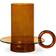 ferm LIVING Luce Amber Ljusstake 14cm