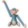 Kay Bojesen Monkey Mini Vintage Blue Figurine 9.5cm