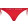 Tommy Hilfiger Braga Bikini Original Logo Rojo Blanco - Red/White