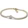 Pandora Sparkling Halo Tennis Bracelet - Gold/Transparent