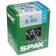 Spax Lot De 50 Vis Inox Tête Fraisée Torx Diam.5 mm x L.60 mm