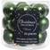 Decoris Mini Baubles Pine Green Weihnachtsbaumschmuck 2.5cm 24Stk.