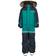 Didriksons Kid's Bjärven Coverall - Petrol Green (504966-H07)