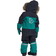 Didriksons Kid's Bjärven Coverall - Petrol Green (504966-H07)