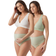 Mamalicious Nursing Bra 2-pack White & Sage Green