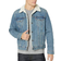 Levi's Men's Regular Fit Sherpa Denim Trucker Jacket - Mustard Blue