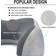 Napfun Travel Neck Pillow Grey (28x28cm)