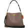 Coach Willow Shoulder Bag In Colorblock - Brass/Dark Stone