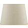 CAL Lighting Hardback Fine Burlap Beige Shade 16"